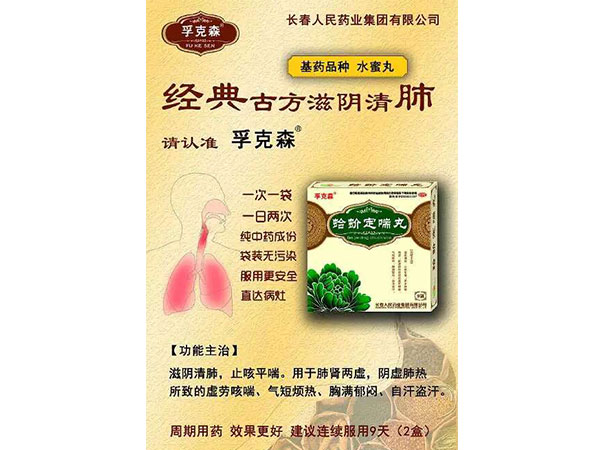 蛤蚧定喘丸（基藥品種）