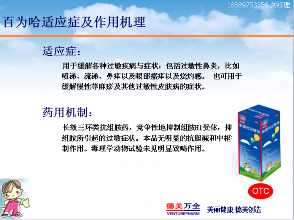 百為哈（氯雷他定糖漿）