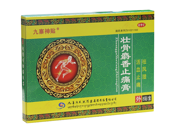 壯骨麝香止痛膏（綠盒）8貼