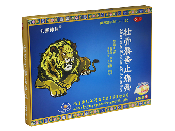 壯骨麝香止痛膏（藍(lán)盒）16貼