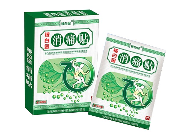 鈹白金消痛貼