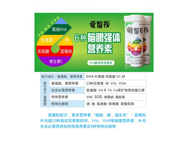 愛智視“6種腦眼營養(yǎng)素”