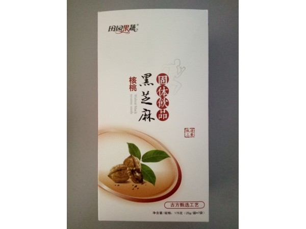 核桃黑芝麻固體飲品