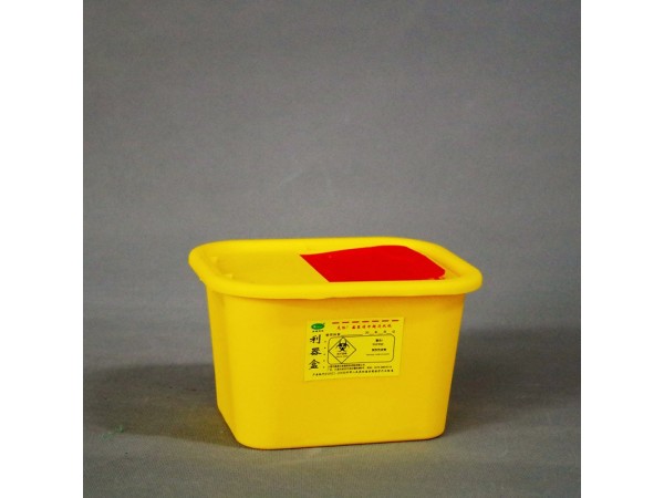 醫(yī)療黃色方形利器盒