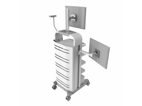 內(nèi)窺鏡臺(tái)車帶顯示器支架腔鏡支架腹腔鏡宮腔鏡內(nèi)鏡儀器設(shè)備手推車