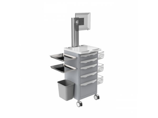 醫(yī)用智能移動(dòng)查房車(chē)病房查房車(chē)醫(yī)療查房推車(chē)無(wú)線查房車(chē)