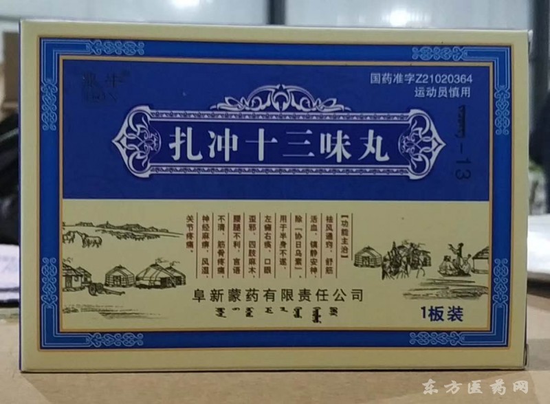 扎沖十三味丸（醫(yī)保中風(fēng)偏癱）