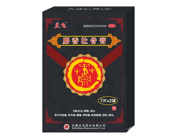 膏藥、麝香壯骨膏