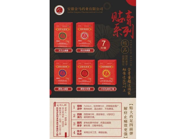 膏藥、麝香壯骨膏