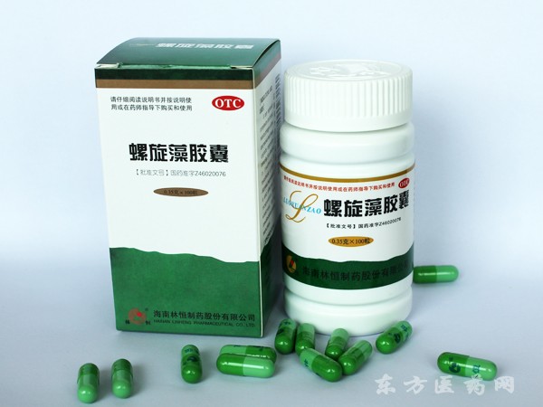 螺旋藻膠囊0.35g×100粒