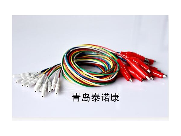 腦電鱷魚夾電極線