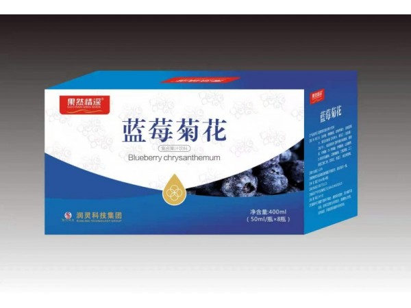 藍莓菊花果汁飲料