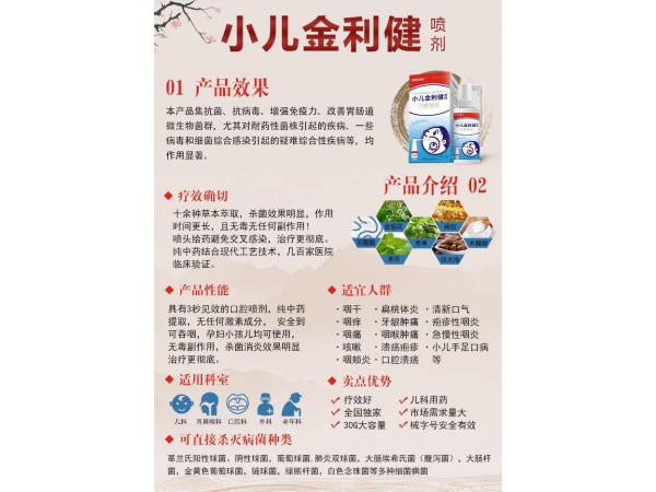 俏福圣藥業(yè)小兒金利健口腔噴劑