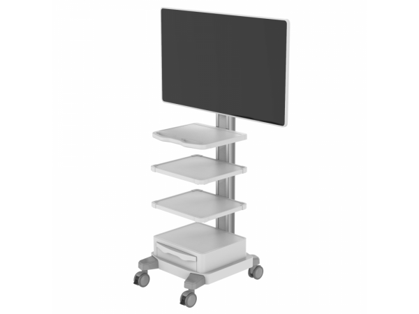 4K55寸大屏顯示器推車