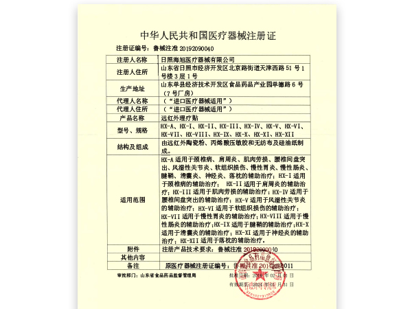 舒筋活血遠紅外貼