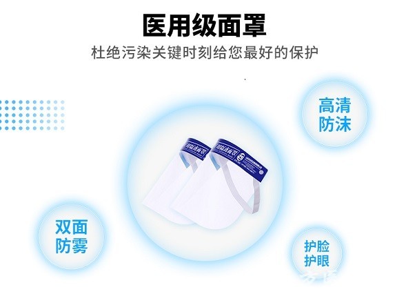 醫(yī)用隔離面罩 隔離眼罩