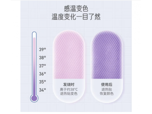 秝客 醫(yī)用退熱貼10貼/盒變色型 大量現(xiàn)貨