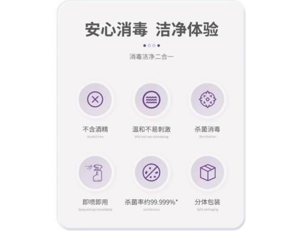 閱紫  無醇復合季銨鹽消毒液500ml 大量現(xiàn)貨