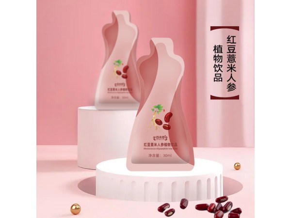 紅豆薏米人參植物飲品百未草oem山東慶葆堂