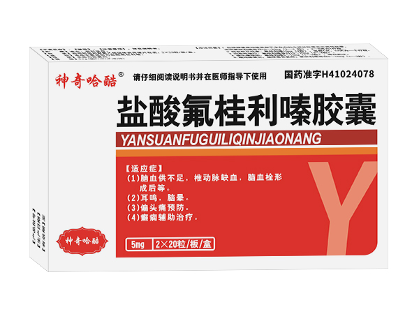 鹽酸氟桂利嗪膠囊