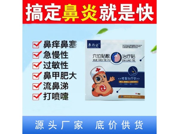 鼻炎貼 鼻炎穴位貼敷h治療貼
