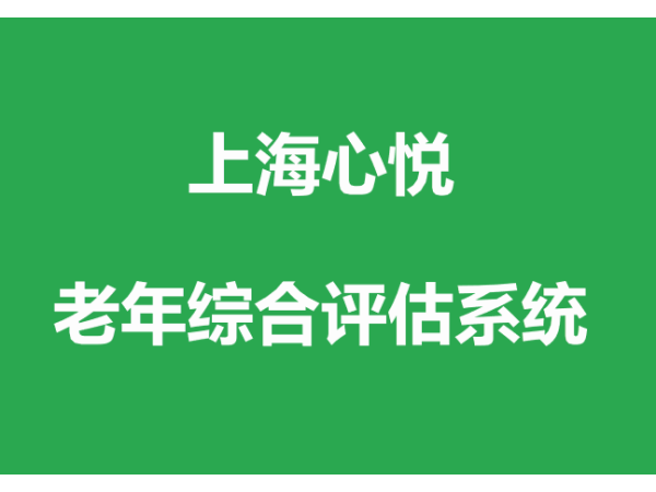 老年綜合評(píng)估系統(tǒng)