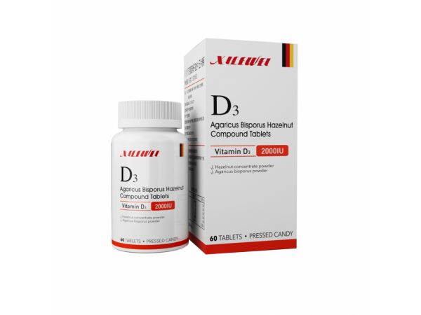 希樂維雙孢蘑菇榛子復(fù)合片壓片糖果