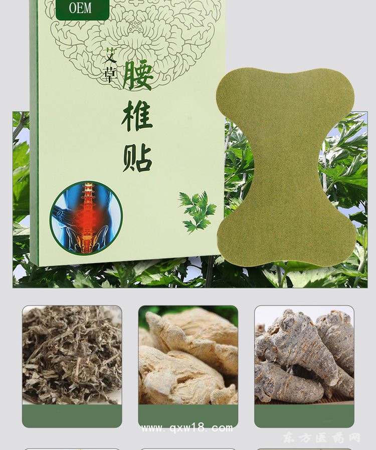 艾草腰椎貼理療貼醫(yī)院oem貼牌定制代加工藥店診所規(guī)格齊全