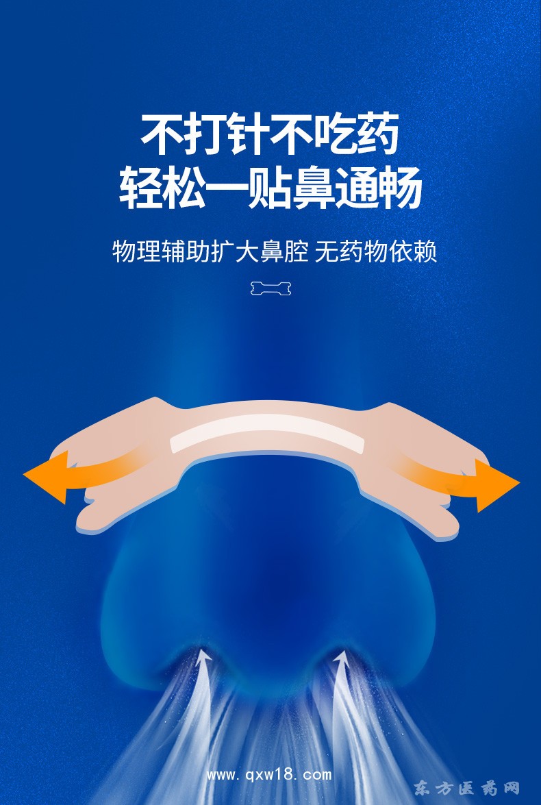 通氣鼻貼 穴位貼oem貼牌定制代加工醫(yī)院藥店診所廠家代工