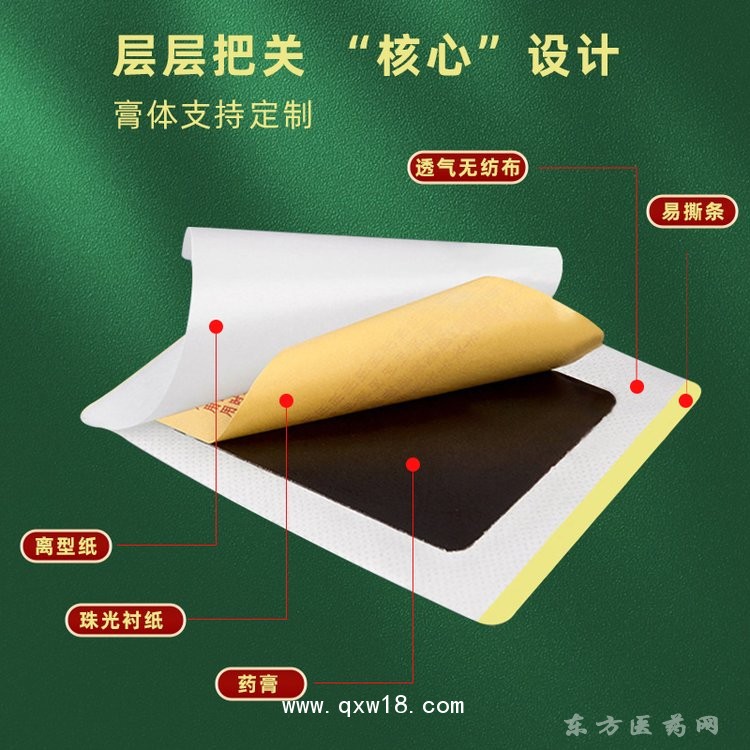 手工黑膏藥 遠(yuǎn)紅外熱敷貼廠家批發(fā)定制oem貼牌代工醫(yī)院