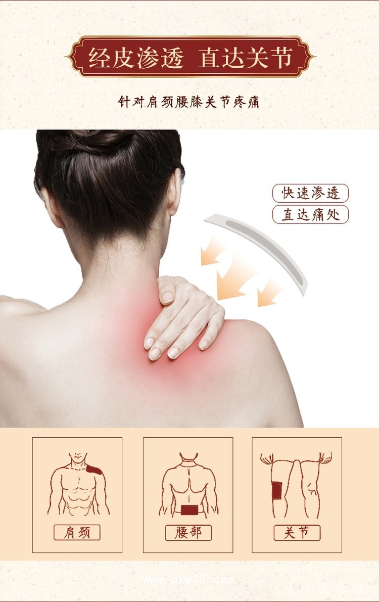 火烤老黑膏 頸肩腰腿疼痛貼筋骨消痛保健貼oem貼牌代加工