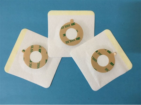 圣淏定制加工 水刺布電極按摩貼 理療 電療插針式 插孔式電級片