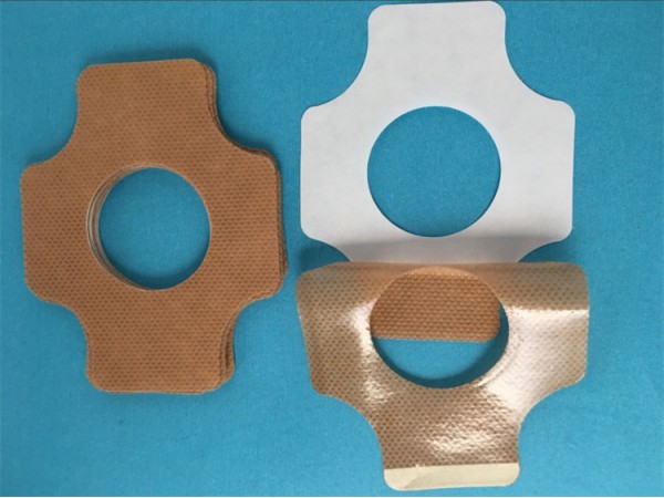 艾灸無紡布自粘貼 打孔艾灸固定貼 艾灸專用防敏兒童貼可印刷LOGO