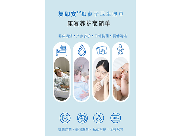 復(fù)即安TM銀離子衛(wèi)生濕巾