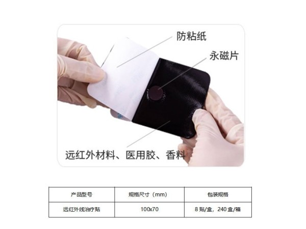 源頭生產(chǎn)止疼膏藥三伏可用遠(yuǎn)紅外線治療貼 止痛貼 磁療貼
