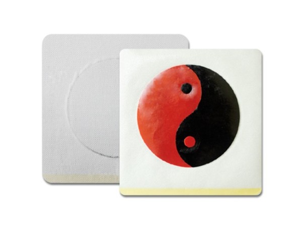 代加工S型切口PU膜草本黑膏藥遠紅外磁療貼 膏體均厚 可掛網